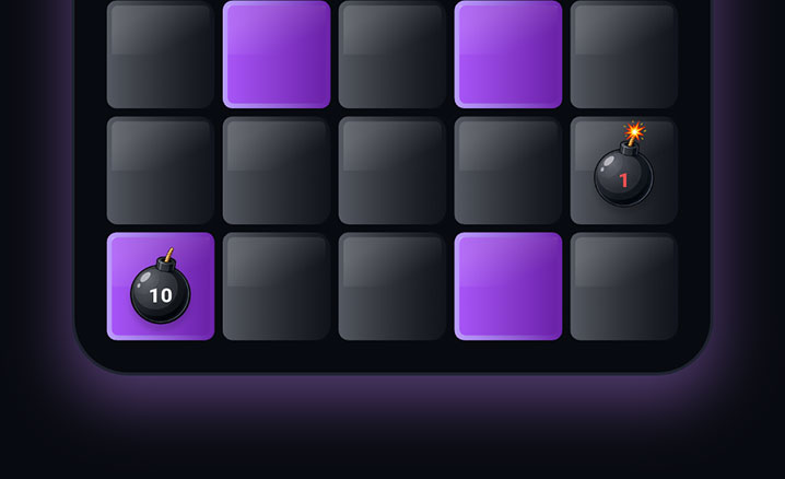 Bomb Mode gameplay showing a low timer during a tile flip puzzle